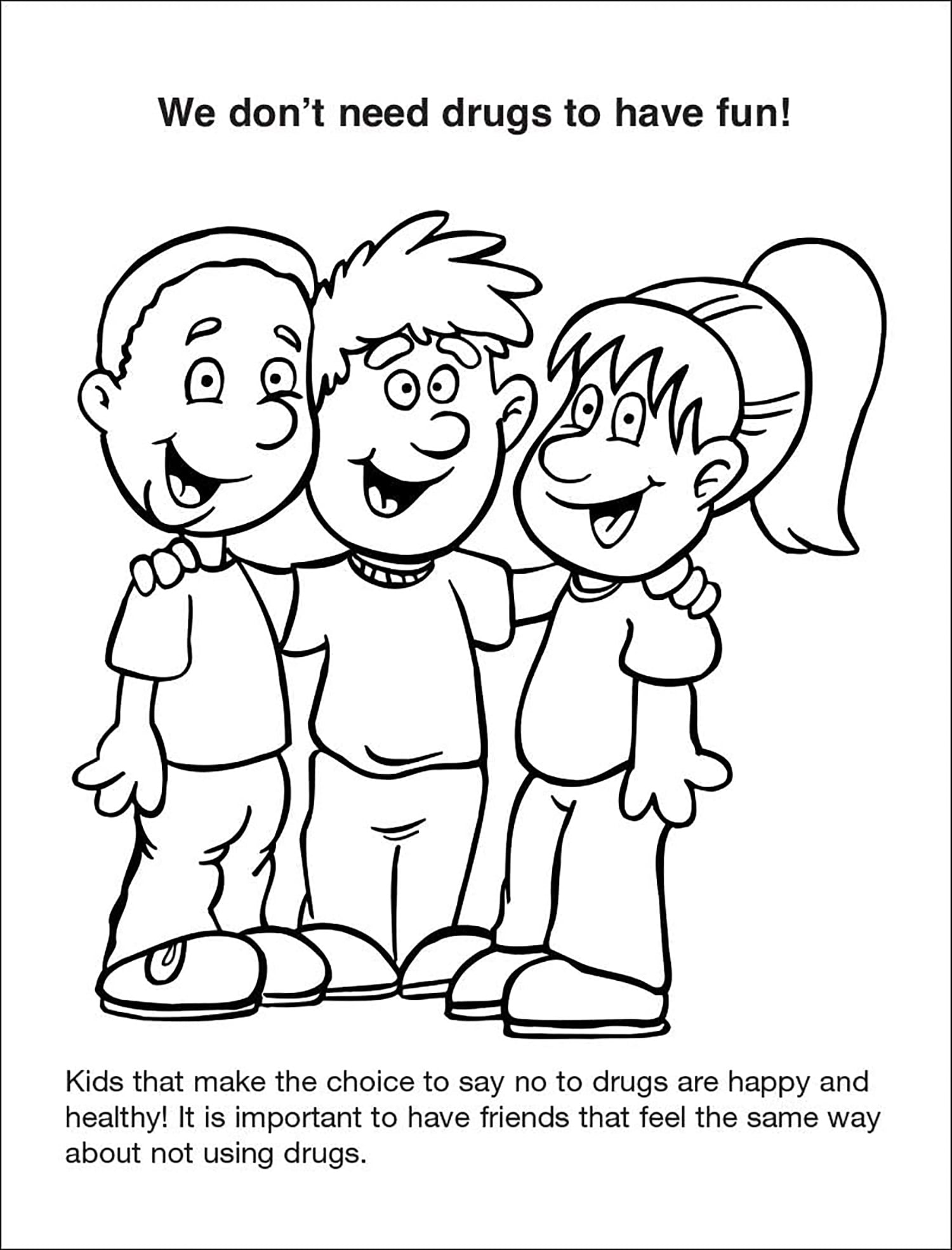 ZoCo: 25 Pack - Be Smart, Say NO to Drugs Kid's Coloring & Activity Books