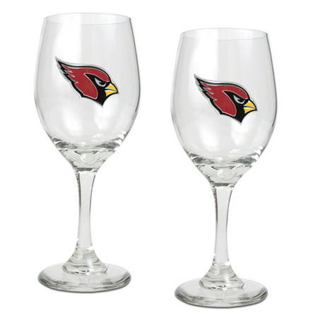 Arizona Cardinals 14oz. Wine Glass Set - No Size
