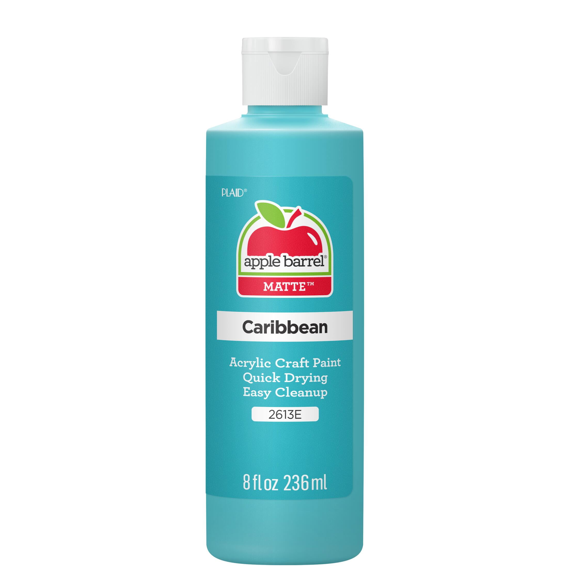 (3 pack) Apple Barrel Acrylic Craft Paint, Matte Finish, Carribbean, 8 fl oz