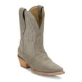 thumbnail image 2 of Tony Lama Womens Lea Embroidered Suede Snip Toe Cowboy  Mid Calf Boots, 2 of 5
