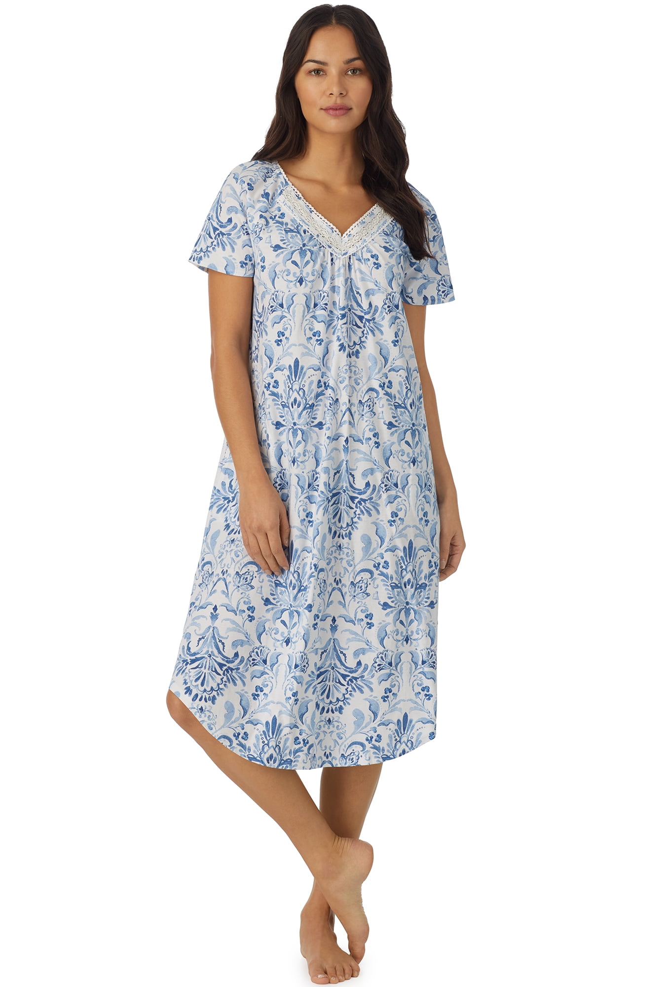 Aria Women's Cap Sleeve Nightgown - Walmart.com