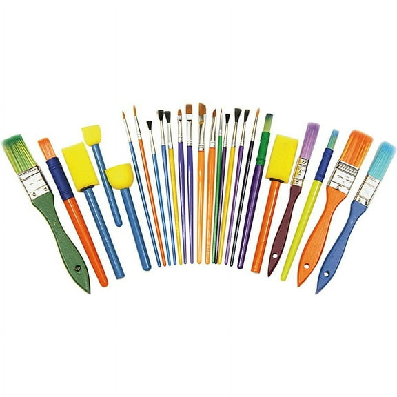 Creativity Street Assorted Brush Starter Set - 25 Brush(es) | Bundle of 5 Sets