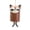 C004- D, variant on Hanging Garden Decor, Patio Decorations Outdoor, Rustic Outdoor Decor, Outdoor Decor for Yard, Country Style Raccoon Animal Wind Chime Hanging Decoration, 6X3.5X3 Inch Charming