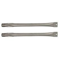 2-Pack BBQ Gas Grill Tube Burner Replacement Parts for Kenmore 640-06320834-2 - Compatible Barbeque Stainless Steel Pipe Burners