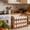 Brown, variant on Tgbvmt Stackable 3-Tier Wooden Egg Tray 14.3" Holds Up To 36 Eggs Hollow Ventilation Design Fresh Keeping Organizer For Kitchen Countertop Refrigerator Easter Eggs Chocolates Home Kitchen Decor Trays