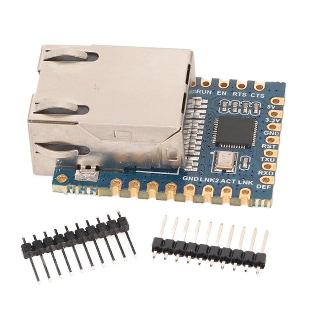 TTL UART to Ethernet Mini Module Support ETHERNET IP TCP UDP HTTP ARP LCMP DHCP DNS Highly Integrated Ethernet Module