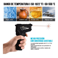 thumbnail image 5 of Termómetro Infrarrojo Digital E Industrial (-50-550 °c) NEGRO AZUL, 5 of 5