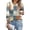 Multicolor, variant on WIHOLL Women's 3/4 Sleeve Tops Dressy Casual Pleated Business Work Blouses Office Shirts