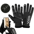 thumbnail image 2 of Under 15$ Oimcto Unisex Outdoor Windbreak Gloves Winter Screen Plus Velvet Gloves with Touchscreen Compatible Fingertips and Adjustable Wrist Strap,Include：A Pair of Gloves, 2 of 8