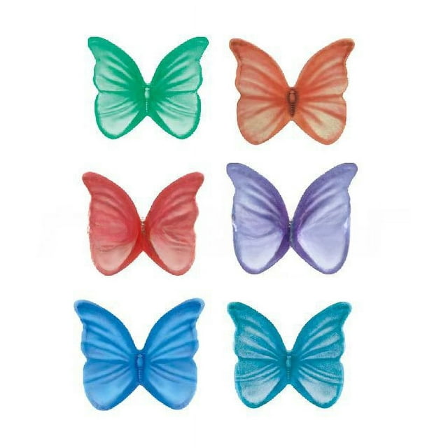 Papel de arroz glutinoso Mariposa de acuarela Impresión de papel de oblea de mariposa de arroz pegajoso Decoración de pastel de mariposa