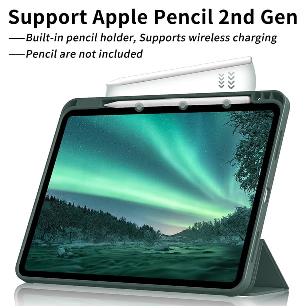 KenKe iPad Pro 12.9 Case 2022/21/20, 6th/5th/4th Gen, Pencil