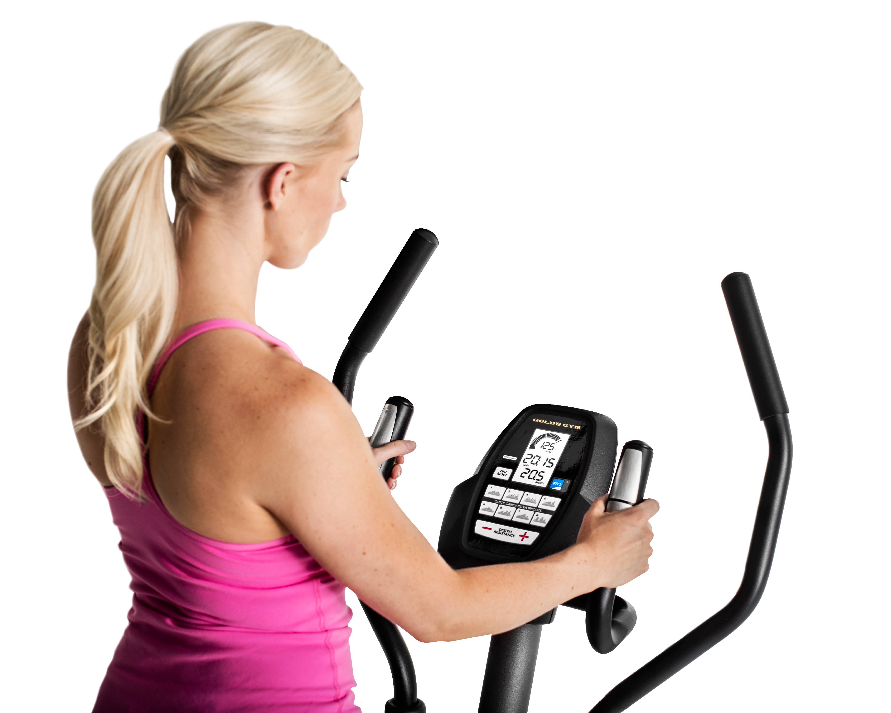 Gold's Gym Stride Trainer 380 Elliptical, iFit Coach Compatible - image 8 of 9