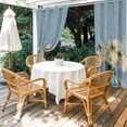 thumbnail image 4 of Outdoor Curtains for Patio Waterproof, Spring Flowers Outdoor Privacy Panels Grommet, Modern Farmhouse Oil Painting Floral Blackout Outside Curtains for Porch/Cabana/Pergola/Gazebo 54"x108", 1 Panel, 4 of 8