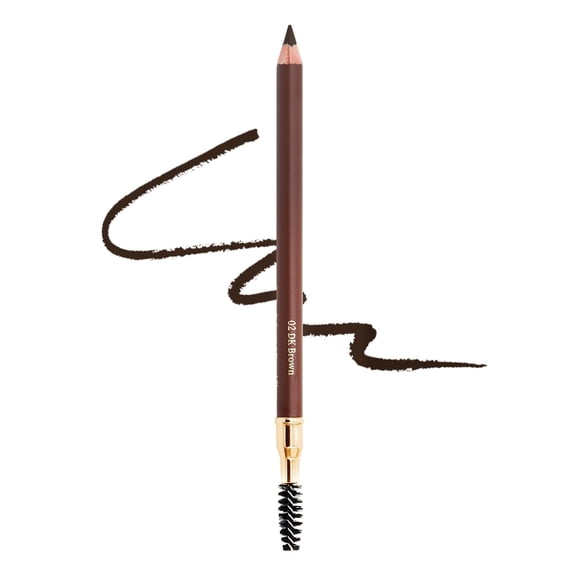 1 lápiz de cejas duradero, resistente al agua, delineador de cejas, 5 colores a elegir (2 # marrón oscuro)