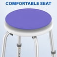 thumbnail image 6 of KEKOY Adjustable Shower Stool, FSA/HSA Eligible Bath Stools for Inside Shower Anti-Slip Round Plastic Upgraded Bathroom Seats,Tool-Free Bath Chairs for Seniors, 6 of 10