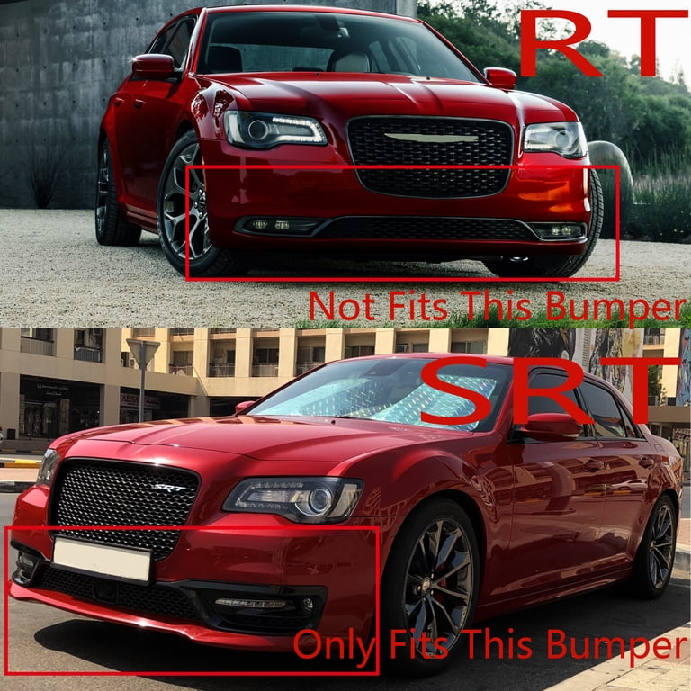 For Chrysler 300 C S SRT 20152023 Atte Black V3 Front Bumper Lip Splitter Kit P 192332684