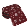 thumbnail image 4 of Disketp Romantic white snowflakes Estuche de Lápices de Doble Capa con Tapa Abatible y Cremallera, Organizador Escolar para Adolescentes y Adultos, 4 of 7