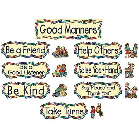 Good Manners Bulletin Board - Good Manners Mini Bulletin Board