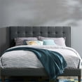 thumbnail image 3 of Modway Paisley Tufted Full/Queen Performance Velvet Headboard in Gray, 3 of 6