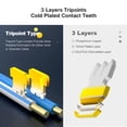 thumbnail image 3 of Conector de paso RJ45 Cat6, paquete de 100 unidades, blindado ZOERAX, 3 of 7