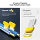 thumbnail image 3 of Conector de paso RJ45 Cat6, paquete de 100 unidades, blindado ZOERAX, 3 of 7