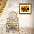 thumbnail image 3 of Rotenberg, Nancy 32x25 Gold Ornate Wood Framed with Double Matting Museum Art Print Titled - Pennsylvania Close-up of saturnia moth wings, 3 of 4