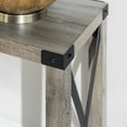 thumbnail image 4 of Walker Edison Magnolia Metal X Console Table, Gray Wash, 4 of 20