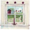 879495 Small Outhouse Window Mural