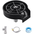 thumbnail image 2 of Kitchen Sink Glass Rinser, Bottle Washer,Faucet Glass Washer Cleaner Accessories,Quick Rinser for Baby Bottle,Bar Glass Rinser,Kitchen Sink Automatic Flushing Device, 2 of 9