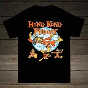 RARE New Hong Kong Phooey Funny Gift For Fan Black Unisex T-shirt