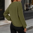 thumbnail image 5 of BUIGTTKLOP Oversized Sweatshirts for Women Casual V Neck Pullover Tops Long Sleeve Fall Fashion Tops, 5 of 8