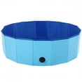 thumbnail image 2 of Dog Pool Foldable Pet Bathing Pools Pet Bath Swimming Tub Bathtub for Dogs Cats AnimalsBlue L, 2 of 14