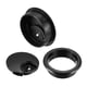 thumbnail image 3 of Cubierta de agujero para cables, grommet de escritorio ABS de 2-1/8 pulgadas para organizador de cables, 15 piezas (negro), 3 of 4