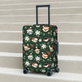 thumbnail image 4 of Cauagu Festive Forest Friends Print Travel Luggage Cover,Travel Dust-proof Suitcase Cover Softside Suitcase Protector for 18-32inch,Not Included Suitcase, 4 of 8