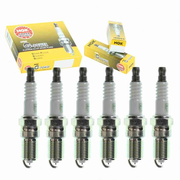 6 pc NGK G-Power Spark Plugs compatible with Mazda 6 3.0L V6 2003-2008