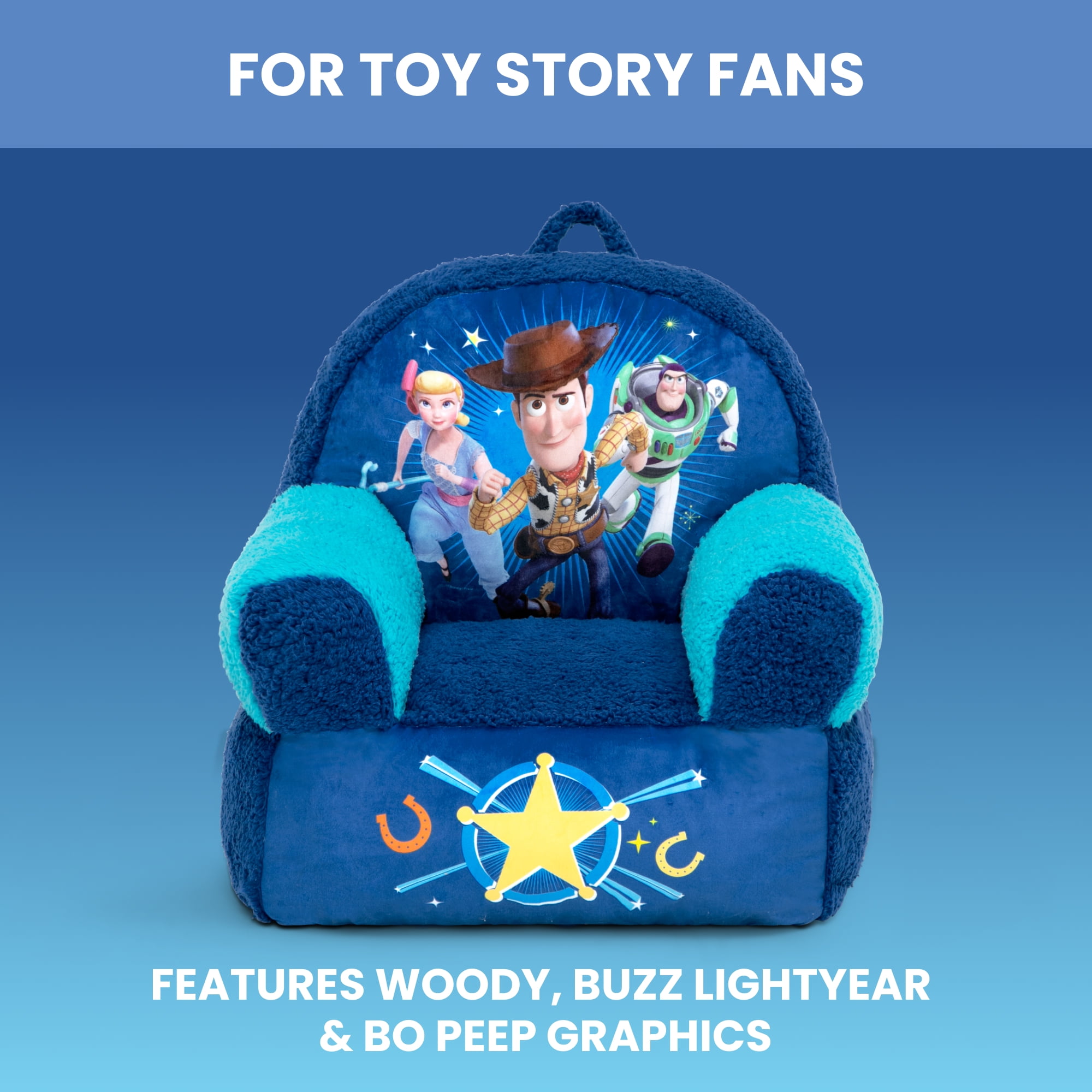 Toy Story Cozee Buddy Chair by Delta Children, Blue