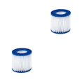 thumbnail image 1 of kurtrusly 1PCS For Replacement Filter Cartridge Swimming Pool Pump Easy Set Up TA Blue and white 80mm 2Set, 1 of 6