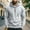 01 Gray, variant on Men's Hoodies 1/4 Zip Pullover Solid Color Long Sleeve Sweatshirt Fashion Drawstring Hooded Jumper Casual Quarter Zipper Fleece Tops Lightweight Outdoor Holiday Pullover Fall Winter