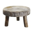 thumbnail image 1 of Taburete de madera para maceta, soporte para macetas, práctico y resistente, soporte para macetas de interior y exterior., 1 of 9