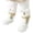 White, variant on Funny Fuzzy Slipper Socks for Kids, Cute Novelty Soft Cozy Winter Warm Home Sleeping Socks, Fun Gift for Children