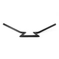 thumbnail image 4 of Krator Motorcycle 7/8" Inch Handlebars Zed Bar Black Compatible with Cafe Racers Cruisers Harleys Suzuki TC Blazer Cat Prospector Ranger, 4 of 5