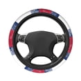 thumbnail image 2 of Steering Wheel Cover For 15 Inches Retro Texas Flag Neoprene Anti-Slip Universal Car Steering Wheel Grip Wrap Protective Case Cover, 2 of 6