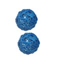 thumbnail image 1 of Inteprter Bolas de ratán vibrantes de varios colores, 10 piezas, para decoración del hogar personalizable, bolas naturales de ratán Aromaterapia y Aceites Esenciales Azul, 1 of 6