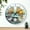 White, variant on Peace Beach Wall clock