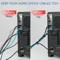 thumbnail image 4 of BTideas Gancho de Doble Cara y Tiras Loop, Correas Autoagarrables de 0,4 Pulgadas X 164 Pies para Organizador de Cables, 4 of 7