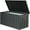Dark Gray, variant on 100 Gallon Outdoor Storage Box with Lockable lid, Deck Box with Rolling Castors, Waterproof Metal Storage Bin for Patio Furniture Cushions, Gardening Tools, UV Resistant, Dark Gray
