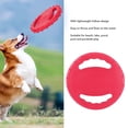 thumbnail image 4 of Disco Volador Para Perros, Juguete De Disco Volador Para Perros, Disco Volador De Goma Flexible Con Chirriador Y Diseño Hueco Para Perros Grandes, Entrenamiento Al Aire Libre, 4 of 7