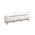 thumbnail image 3 of Mueble TV 75" Kappesberg 180cm con 3 Puertas Blanco, 3 of 10