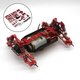 thumbnail image 2 of Piezas de actualización RC Adaptadores de transmisión hexagonal de cubo de rueda s oscilantes traseros Copas de dirección para Wltoys rojo Baoblaze Piezas de coches RC, 2 of 6