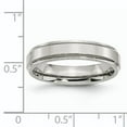 thumbnail image 6 of Primal Steel Stainless Steel 5mm Ridged Edge Band, 6 of 9